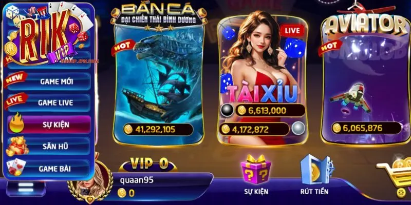 Điểm qua các khuyến mãi khủng tại cổng game Rikvip