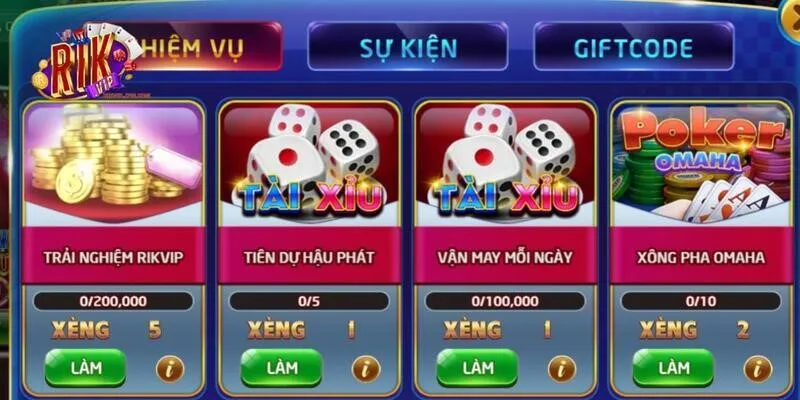 Làm sao để được nhận thưởng khuyến mãi Rikvip?